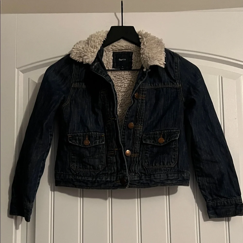 Gap sherpa Lining Jean Jacket Large